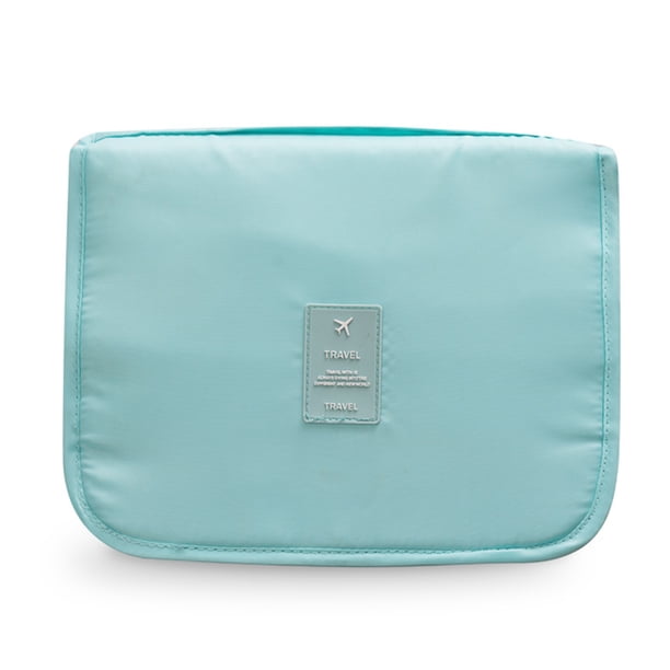 Colgante Bolsa de aseo Oxford Paño Cosmético Organizador de gran capacidad con gancho Bolsas plegables Bolsas de almacenamiento Accesorio de baño Azul Noticed HA010962-04