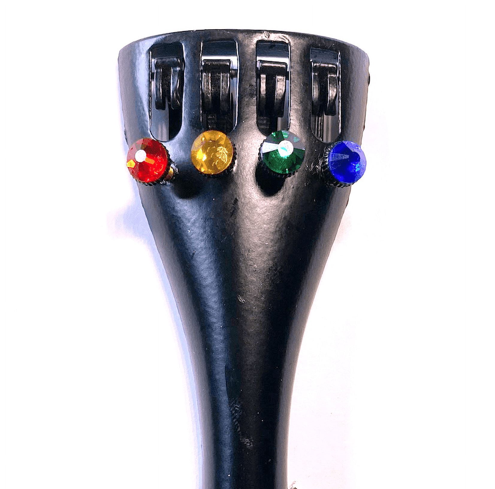 Color Coded Crystaline Violin Tailpiece