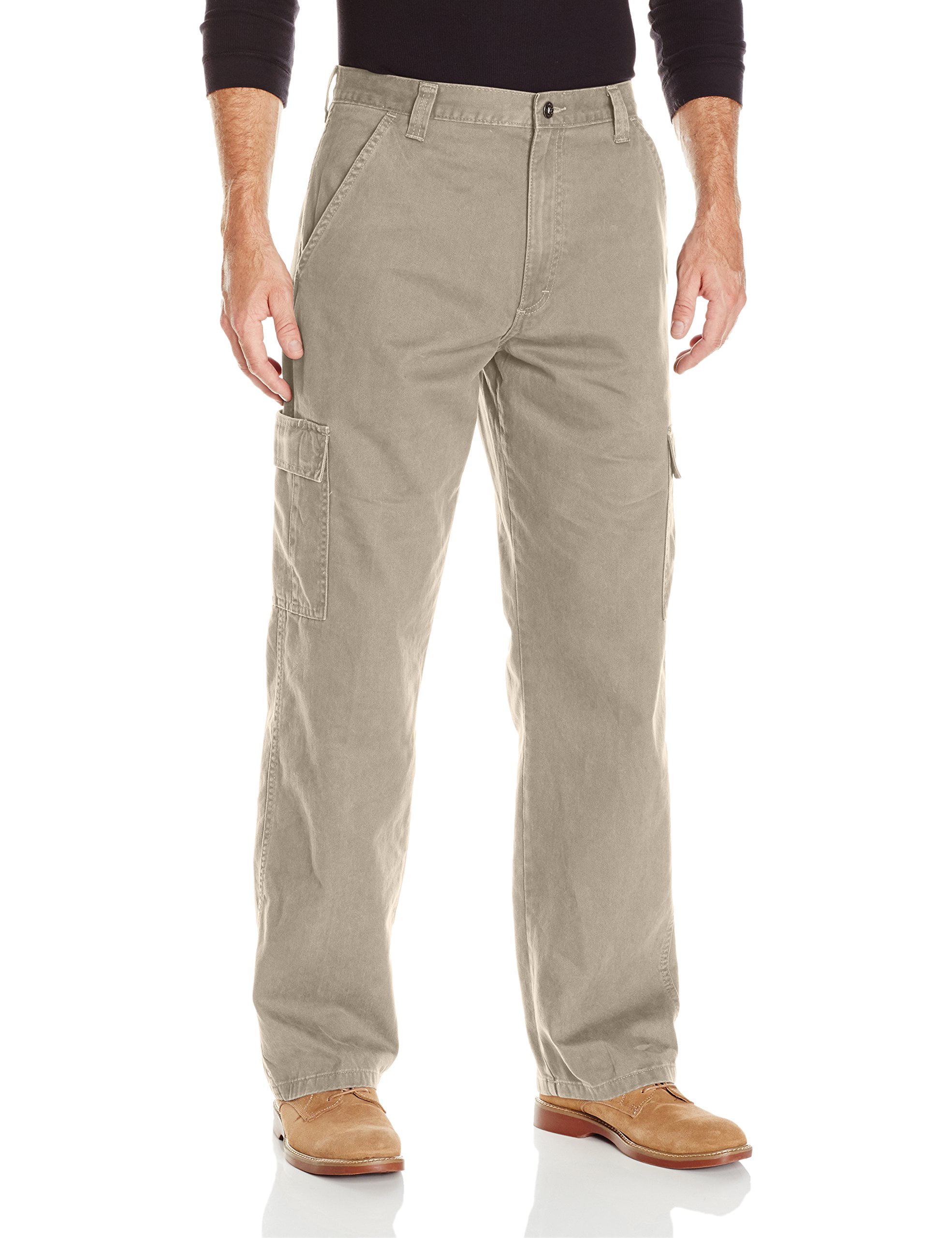 Wrangler Pants - Mens Pants 42x34 Classic-Fit Twill Workwear Cargo 42 ...