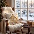 thumbnail image 6 of Bcylexb 4 Pack Christmas Throw Pillow Covers, 18"x 18" Christmas Print Pillow Covers Decorative Skin-friendly Pillows Cases for Living Room Bedroom Couch Sofa Chair Winter Decor, 6 of 7