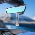 thumbnail image 3 of 3pcs Car Air Freshener Hanging Perfume Bottles Refillable Glass Diffuser Bottles With Wood Lid Essential Oil Car Freshener Pendant For Auto Ornaments, 3 of 4