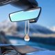 thumbnail image 3 of 3pcs Car Air Freshener Hanging Perfume Bottles Refillable Glass Diffuser Bottles With Wood Lid Essential Oil Car Freshener Pendant For Auto Ornaments, 3 of 4