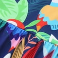 thumbnail image 6 of HWJAD Toddler Girl Summer Hawaii Bird Dress Sleeveless Tank Casual A-line Dresses Cool Beach Sundress, 6 of 8
