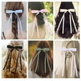 thumbnail image 7 of Peonyrain Hair Bows for Women, Hair Ribbon Hair Bows with Long Tail Hair Bow clips Hair Barrettes for Women Accessories, 7 of 7