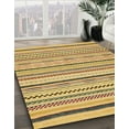 thumbnail image 3 of Ahgly Company Machine Washable Indoor Rectangle Abstract Light Brown Area Rugs, 3' x 5', 3 of 7