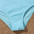 thumbnail image 4 of Gibobby Toddler Girl Swimsuit Girls Swimsuit Kids Girl's 2 Piece Swimsuits Tropical Print Halter Bikini Set Bathing Suits with Mesh Pants Girls'swimwear(11-12 Years,Light Blue), 4 of 6