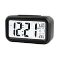 thumbnail image 2 of Smart Nightlight Digital Alarm Clock With Indoor Temperature Battery Powered Desktop Hour Clock（No Batteries Provided）, 2 of 8