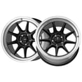 thumbnail image 2 of 1 Konig 15x7.5 4X100 +35 105MB Countergram Matte Black w/Machined Lip Wheel Rim, 2 of 5