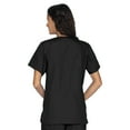 thumbnail image 1 of Landau Women's Essentials Snap Front Scrub Top, Classic Relaxed Fit, V-Neck, 4 Pockets, 1 of 5