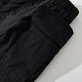 thumbnail image 4 of RYRJJ Cargo Shorts for Women with Pockets Elastic High Waist Lightweight Outdoor Shorts for Summer Casual Loose(Black,L), 4 of 7