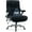 Black, variant on Big and Tall 700lbs Office Chair, Ultra-Soft Fabric Executive Desk Chair, Ergonomic Computer Chair with 3D Flip Up Arms, Adjustable Lumbar Support, Heavy Duty Metal Base and Quiet Rubber Wheel, Black