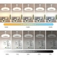 thumbnail image 4 of Costway 23" Ceiling Fan W/LED Light Adjustable Color 3 Speeds Remote Control, 4 of 9