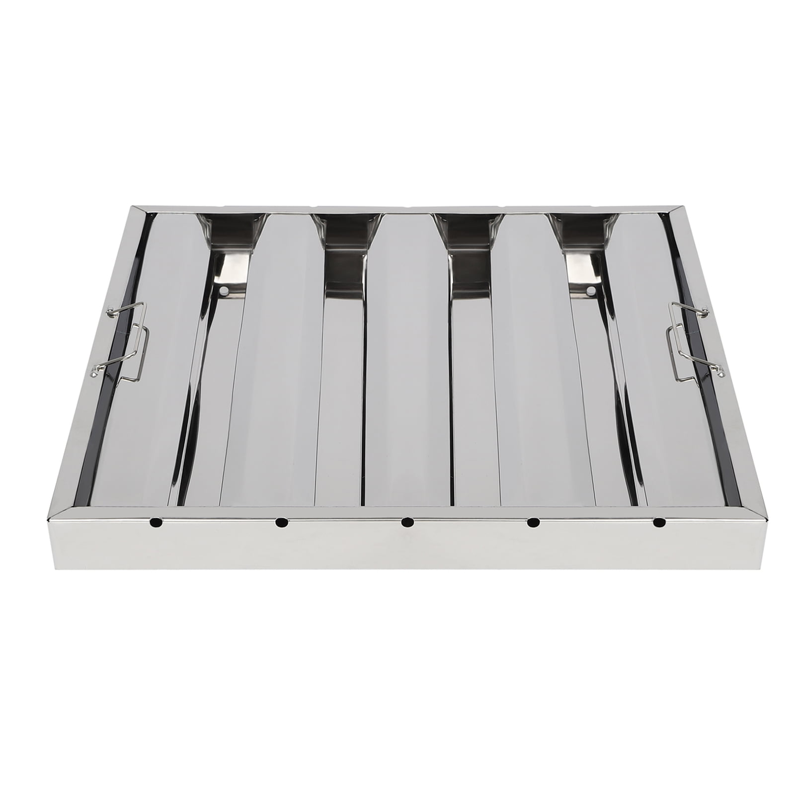 Commercial Range Hood Filter, 430 Stainless Steel, Efficient Oil Collection, Easy to Install and Clean, Ideal for Frying and Grilling