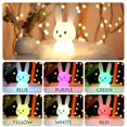 thumbnail image 5 of Belita Amy Rabbit Night Light Baby Touch 7 Colores | Usb recargable puede ser cronometrado luz nocturna niños Deco lámpara para decoración de Navidad habitación de niños nacimiento// kaili Sencillez, 5 of 5