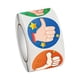 thumbnail image 1 of 500 piezas de pegatinas motivacionales DIY Thumbs up Sticker pegatinas de mentalidad de crecimiento calcomanías redondas manualidades lindo para 1 pulgada de diámetro Macarena Recompensa Pegatina, 1 of 8