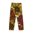 thumbnail image 5 of Daiia Men'S Sunflower Pants,Bottoms Sleep Lounge,Pajama Pants,Pj Bottoms Drawstring And Pockets-Xx-Large, 5 of 9