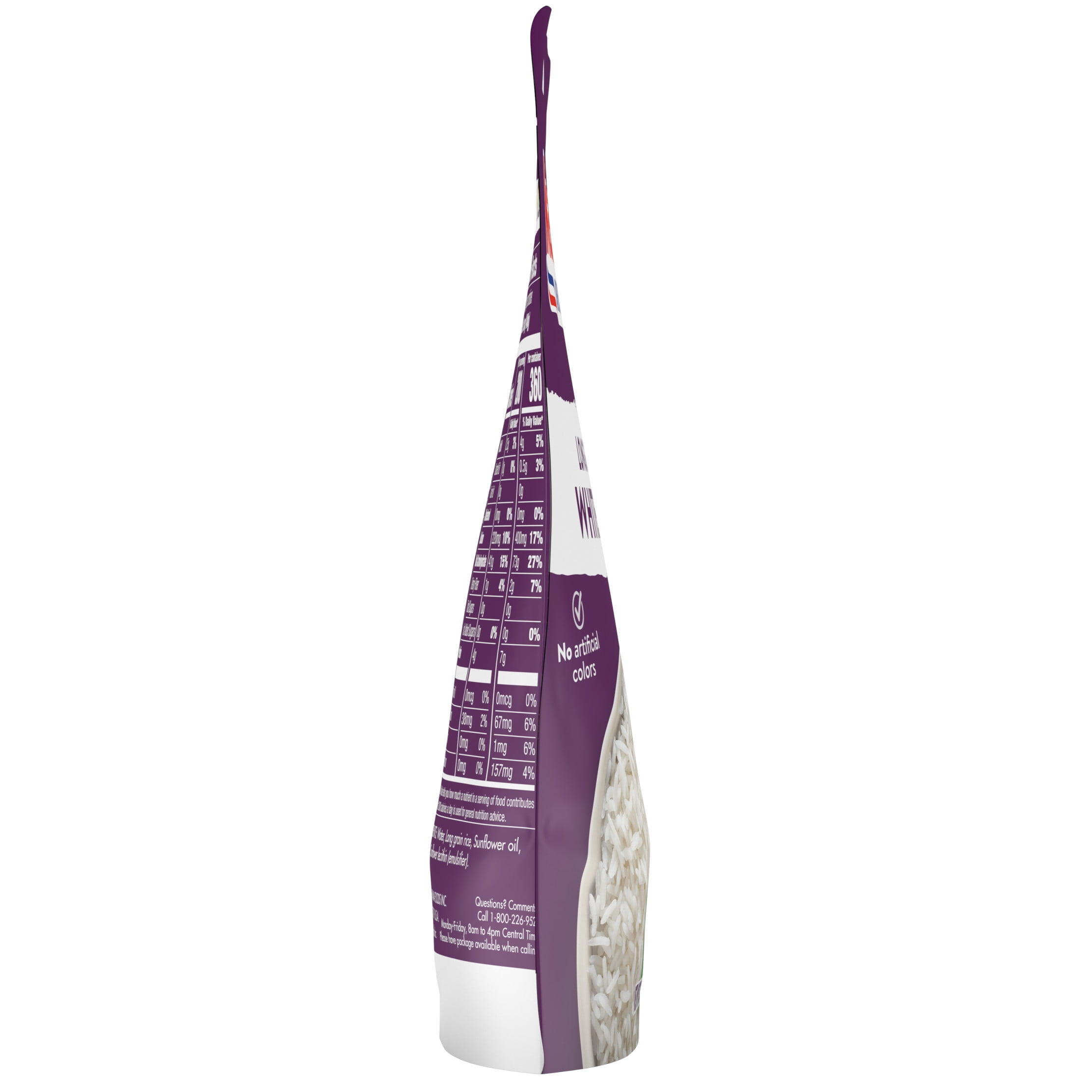 Mahatma Ready to Serve Long Grain White Rice, Moist & Fluffy Precooked Rice, 8.8 oz Pouch