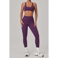 thumbnail image 2 of SKQIT Workout Sets for Women 2 Piece Twist Back Adjustable Straps Sports Bra High Waist Leggings Yoga Outfits Set, 2 of 7