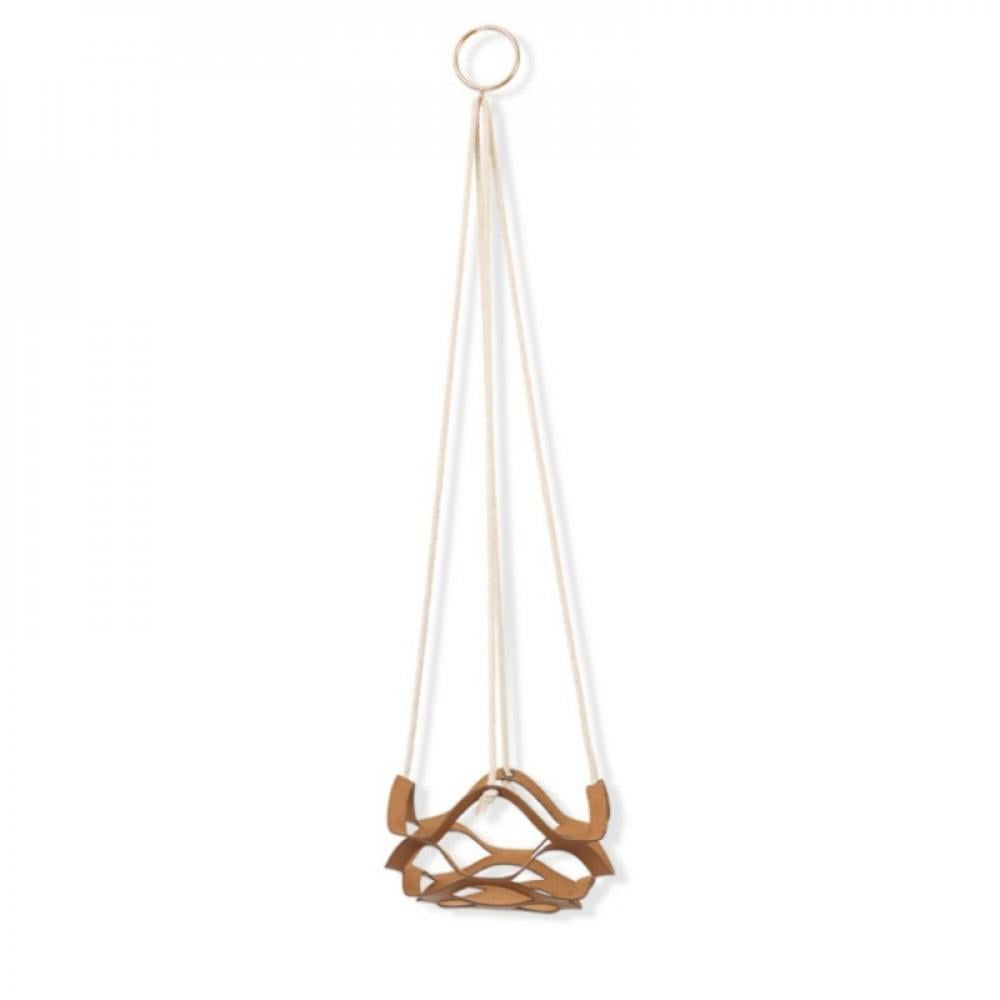 Spree Plant Hangers For Hanging Plant With Leather Base And Adjustable Cotton Rope Modern