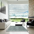 thumbnail image 6 of Ahgly Company Indoor Square Abstract Blue Abstract Area Rugs, 5' Square, 6 of 6