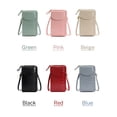thumbnail image 2 of Bolso de teléfono para mujer con correa para el hombro Cartera de cuero de PU Bolso de embrague CACAGOO Billetera, 2 of 7