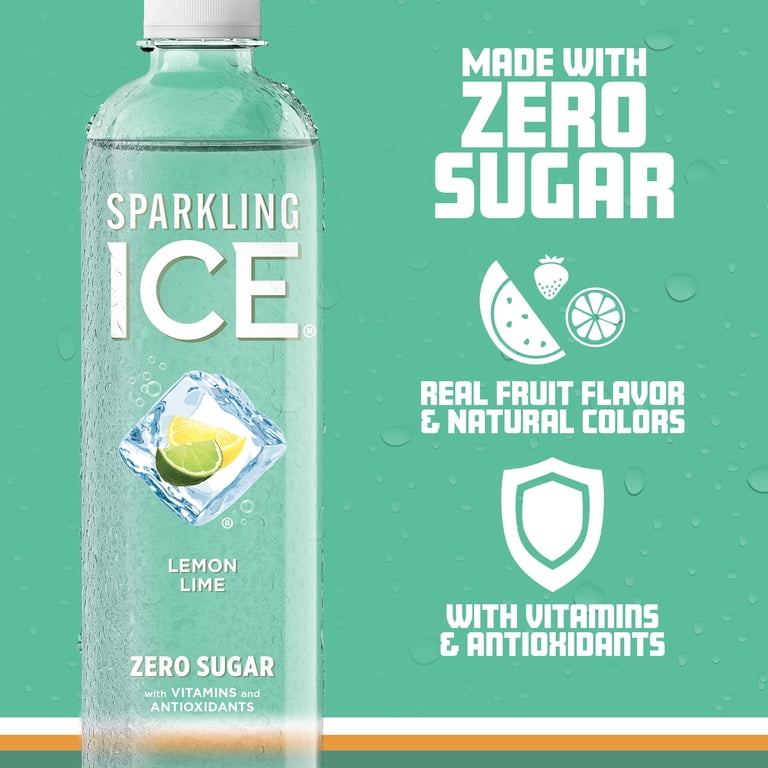 Sparkling Ice Lemon Lime Sparkling Water, 12 Pack photo 2