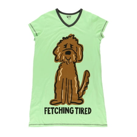 

LazyOne V-Neck Nightshirts for Women Animal Designs Fetching Tired L/XL