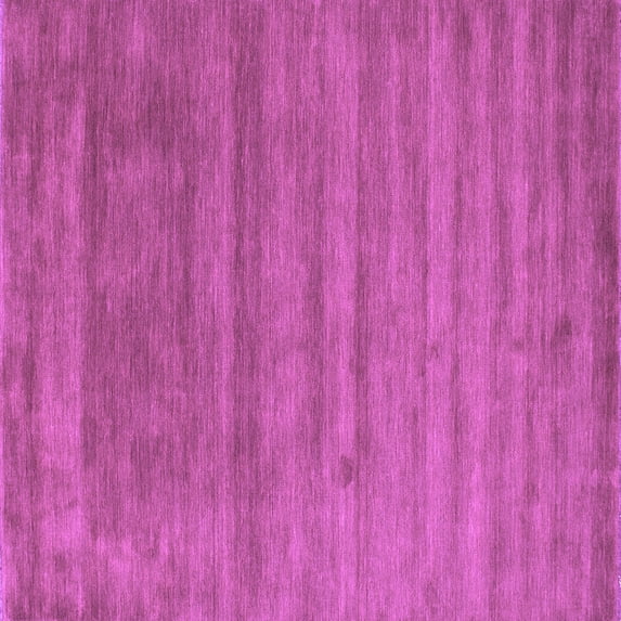 Ahgly Company Indoor Square Abstract Purple Contemporary Area Rugs, 4' Square