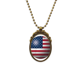 thumbnail image 1 of Usa national flag Soccer World Cup Collar Colgante Vintage de bronce antiguo de joyeria de lujo de regalo Unbranded M, 1 of 3