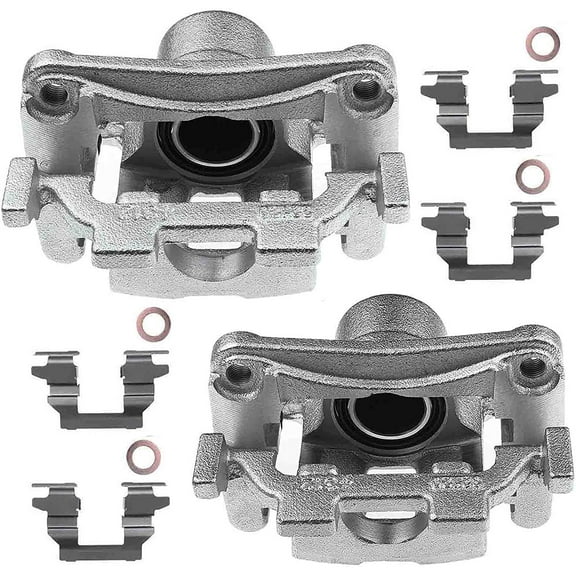 A-Premium Brake Caliper Assembly with Bracket Compatible with Infiniti G35 2007-2008 G37 2009 Rear Side 2-PC