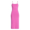 thumbnail image 3 of No Boundaries Sleeveless Square Neck Midi Dress, Women's & Women's Plus Sizes XXS-4X, 3 of 4