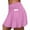 Pink, variant on Idoravan Women's Basic Versatile Skirt Clearance Womens Tennis Skirts Run yoga Inner Shorts Elastic Sports Golf Pockets Hakama