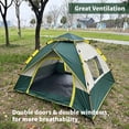 thumbnail image 4 of Mibote 2-Person Camping Tent, Auto Setup Pop Up Tent, Waterproof, Huge Door & Windows for Camping, Hiking, Travel, 4 of 8