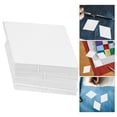 thumbnail image 4 of KAKOWELY Gabarit de Courtepointe en Diamants Papier de Raccordement Blanc Courtepointe Bricolage Papier Fleur 100 Pcs Gabarits en Forme de Diamant pour Projets de Patchwork Réutilisable Facile à Utiliser Tous les Niveaux de Compétence, 4 of 5