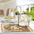 thumbnail image 5 of Dish Drying Mat Kitchen Pad Large Counter Absorbent Dish Mats Drainer Pumpkin Old Elf, 5 of 8
