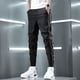 thumbnail image 4 of Pantalones casuales de verano para hombre, de seda fina, de secado rápido, de algodón clásico, ajustados, en oferta, largos, holgados, nuevos, anchos, para hombre, 4 of 5