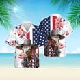 thumbnail image 3 of Camisa hawaiana con estampado 3D de vaca para hombre, camisa con estampado de animales de gran tamaño, ropa de calle informal Harajuku para hombre, camisas de moda para hombre, 3 of 5
