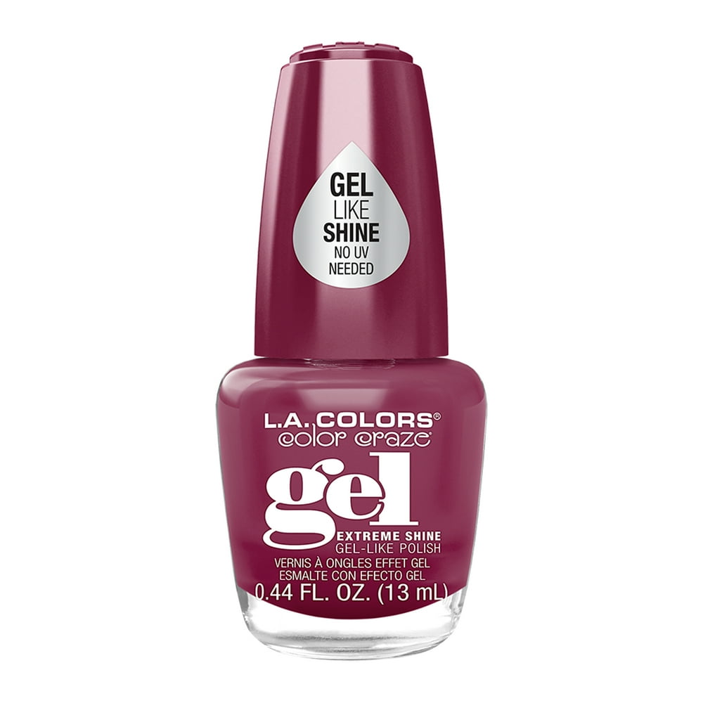 L.A. COLORS Gellike Nail Polish, Tea Time, 0.44 fl oz