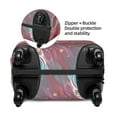thumbnail image 2 of Hirioo Abstract Pink Gold Splash for Elasticity Suitcase Cover (No luggage Included) Durable Luggage Protector Fits 18-32 Inch Luggage-Large, 2 of 7