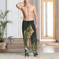 thumbnail image 2 of Balery Largemouth Bass jumps out of water Pantalones de pijama para hombre, pijama ultraligero, pantalón de descanso-Medium, 2 of 6