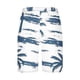 thumbnail image 3 of Pantalones Cortos para Hombre Cintura Elástica, Pantalones de Natación con Cordón con Bolsillos para el Verano de la Playa, 3 of 4
