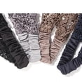 thumbnail image 4 of Boho-Chic Crystal & Pearl Embellished Wide Headbands Plum Blossom Hollow Elegant Floral Beaded Lace Head Coverings for Women, 4 of 8