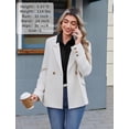 thumbnail image 4 of Zeagoo Button Down Shirts for Women Wrinkle Free Long Sleeve Collared Dress Blouses Casual Work Office Tunics Tops, 4 of 6
