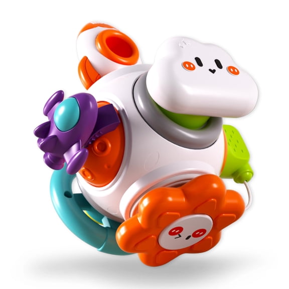 Travel Activities Busy Board Cube - Montessori Sensory Toys for Toddlers 1-3 - Baby Gifts for 6 9 12 18 Months 1 2 One Year Old Infant Boys Girls - Airplane Plane Car Travel Toys Educational Learning