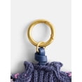 thumbnail image 3 of Free Assembly Women's Mini Sweater Bag Charm, Navy/Pink, 3 of 3