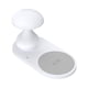 thumbnail image 2 of Luz nocturna LED inteligente de carga inalámbrica, multifuncional, para dormitorio, mesita de noche, oficina, ambientes creativos, lámpara de mesa pequeña con forma de hongo USB, cargadores inalámbric, 2 of 7