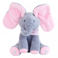 thumbnail image 1 of Baby Animated Plush， Adorable Elephant Stuffed Animal Toy 12in, 1 of 4