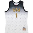 thumbnail image 2 of Men's Mitchell & Ness Devin Booker White 2016 NBA Rising Stars Challenge Hardwood Classics Swingman Jersey, 2 of 3