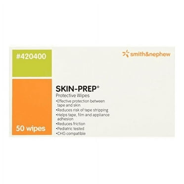 Skin-Prep Protective Barrier Wipes - Box of 50
