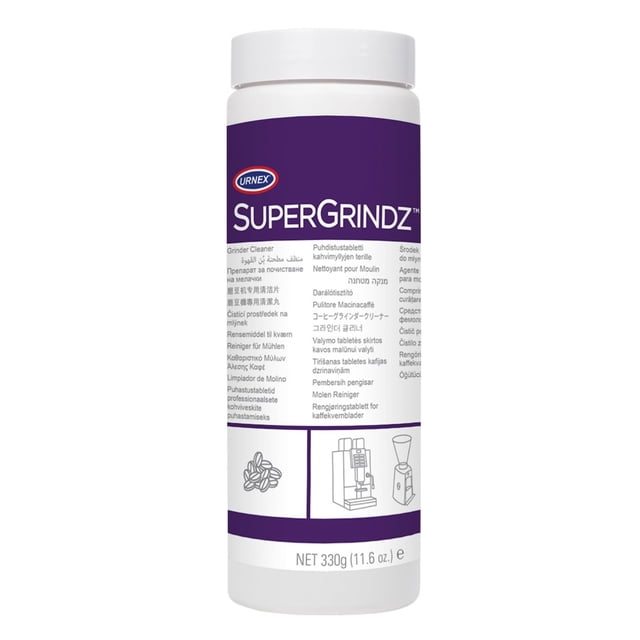 Tabletas de Limpieza Urnex SuperGrindz 330g para Molino